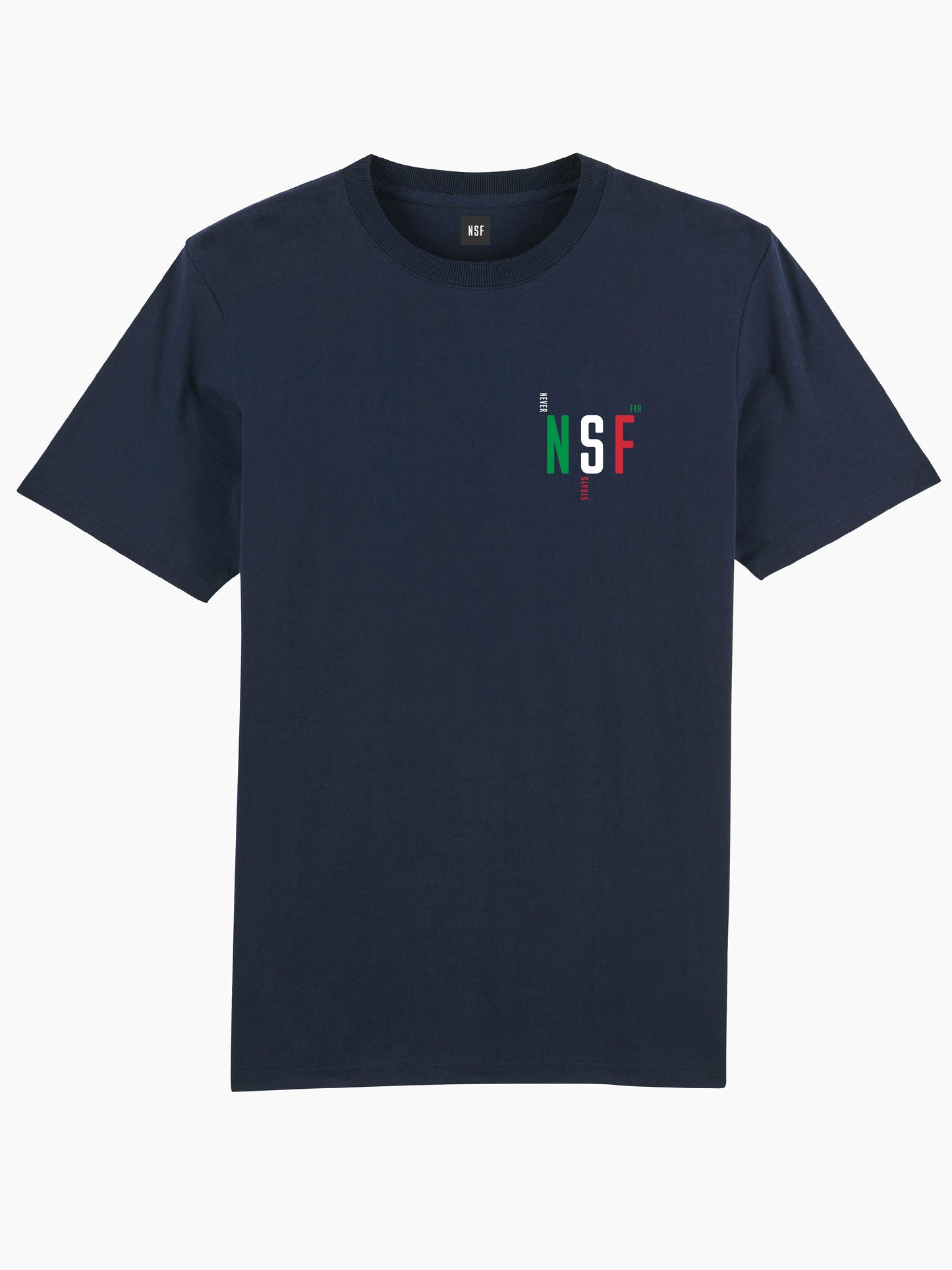 Never Strays Far Giro NSF Unisex T-shirt - Navy Blue