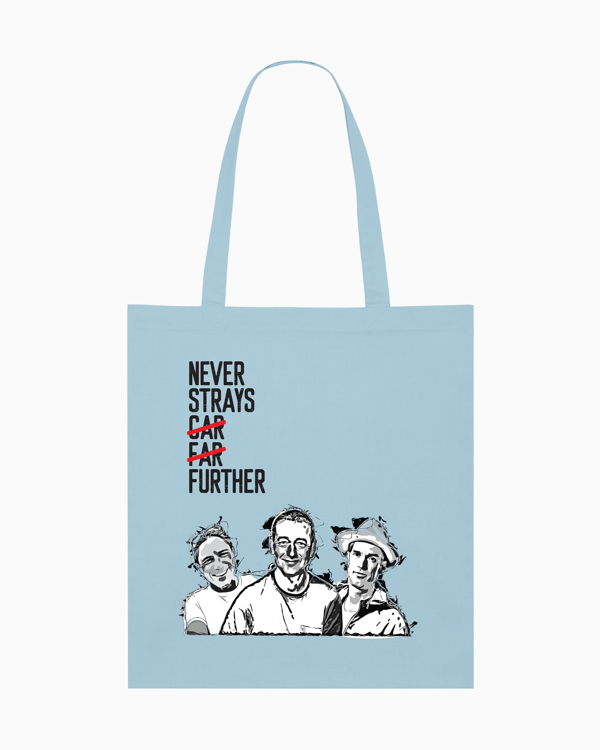 Never Strays Further Tote Bag
