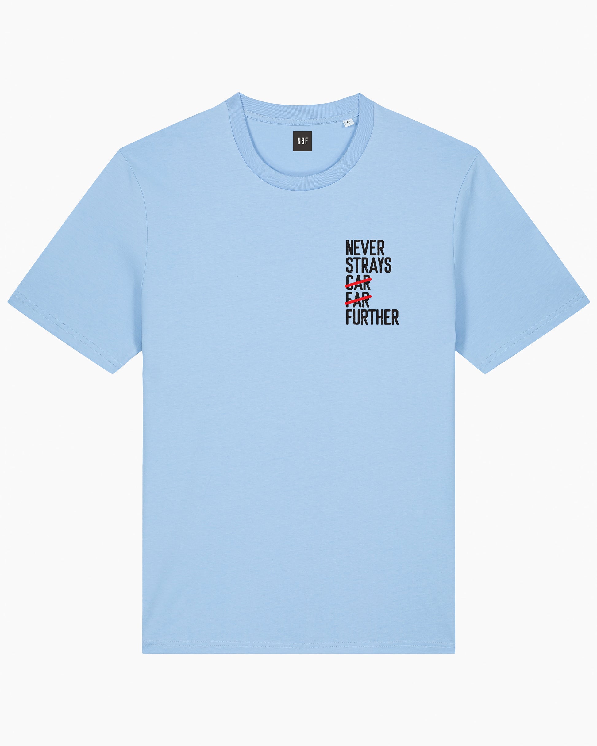 Never Strays Further T-shirt - Blue