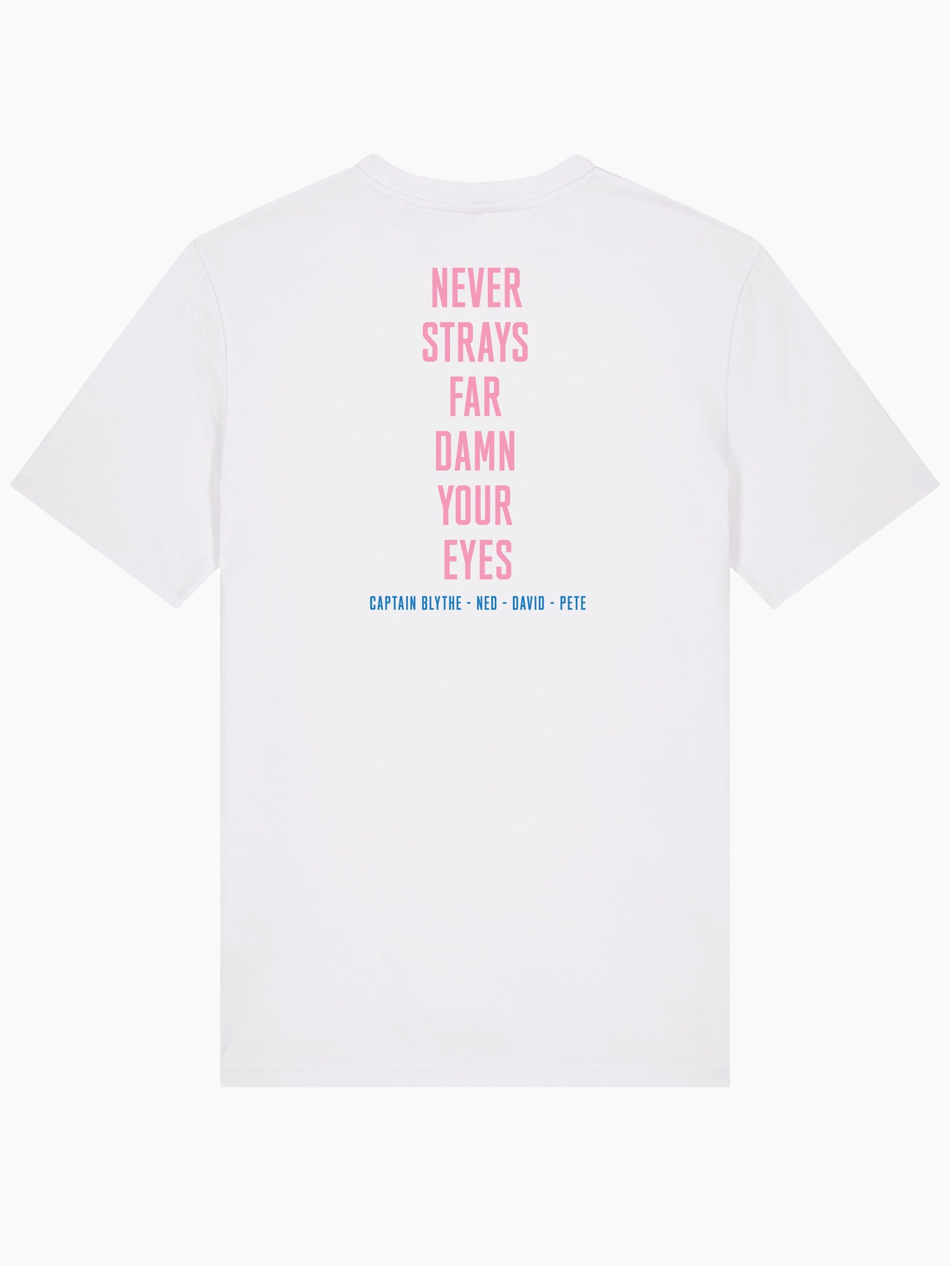 Never Strays Far NSF "Damn Your Eyes" T-shirt