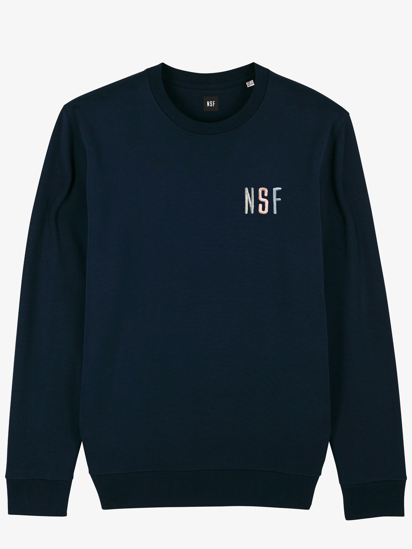 Never Strays Far NSF Pastel Embroidery Sweatshirt