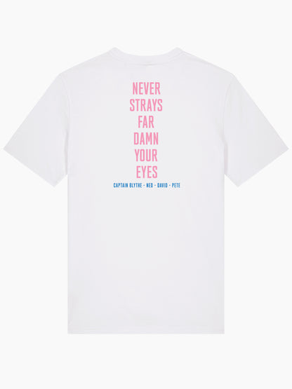 Never Strays Far NSF "Damn Your Eyes" T-shirt